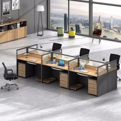 统阅北京办公家具办公桌椅组合职员桌椅屏风工位4/6人位办公桌办