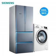 西门子冰洗套餐KM48EA90TI+WM12P2609W