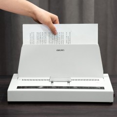 得力（deli）3882热熔财务装订机 合同标书档案文件胶装机（装订厚度50mm）