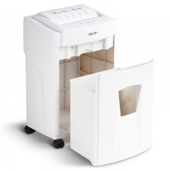 得力 9955 碎纸机 4级保密 单次6张 13L (白)